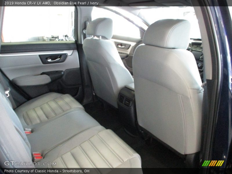 Obsidian Blue Pearl / Ivory 2019 Honda CR-V LX AWD