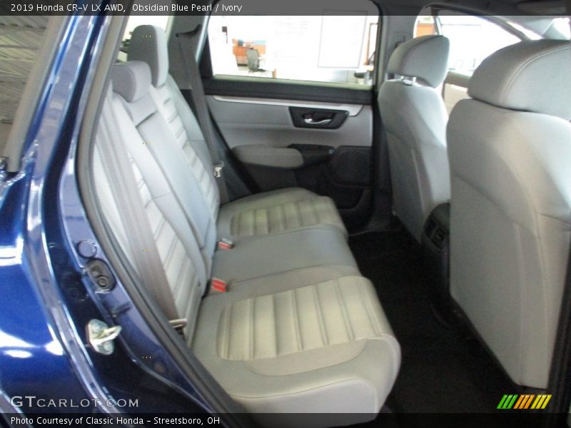 Obsidian Blue Pearl / Ivory 2019 Honda CR-V LX AWD