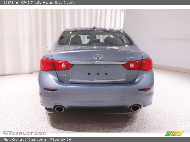 Hagane Blue / Graphite 2015 Infiniti Q50 3.7 AWD
