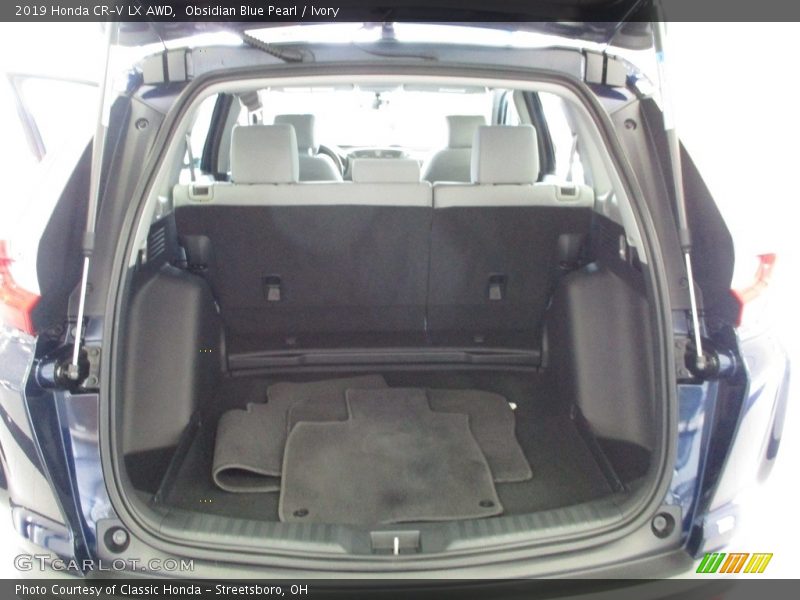 Obsidian Blue Pearl / Ivory 2019 Honda CR-V LX AWD