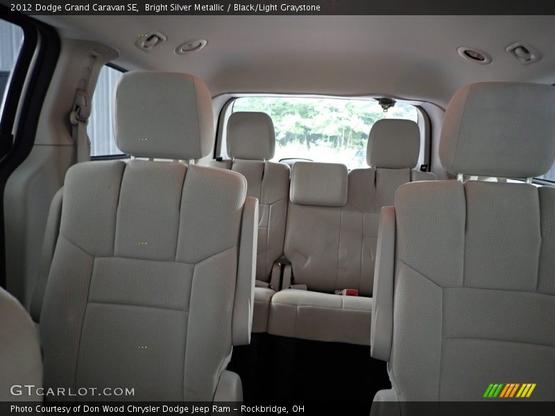 Bright Silver Metallic / Black/Light Graystone 2012 Dodge Grand Caravan SE