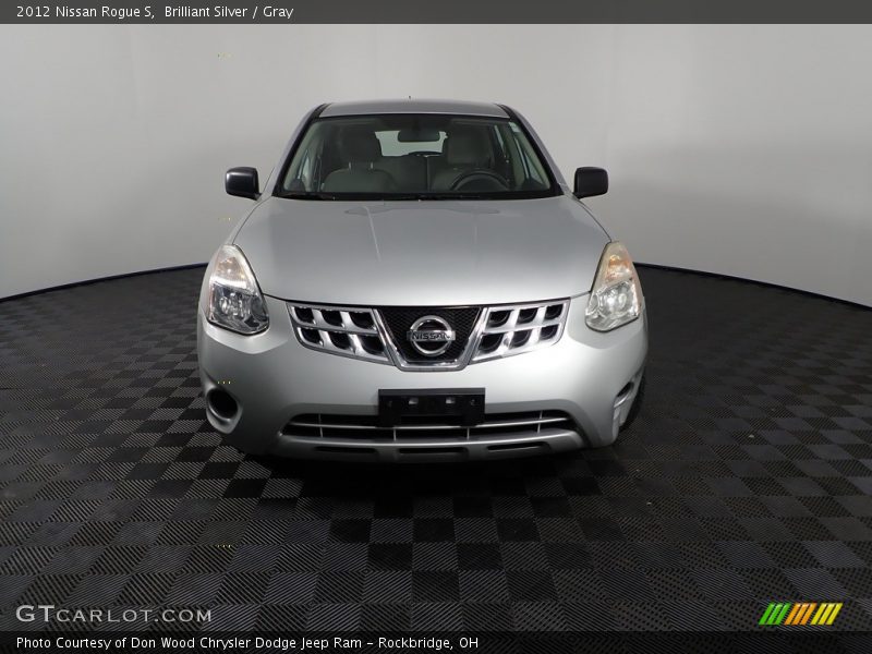Brilliant Silver / Gray 2012 Nissan Rogue S
