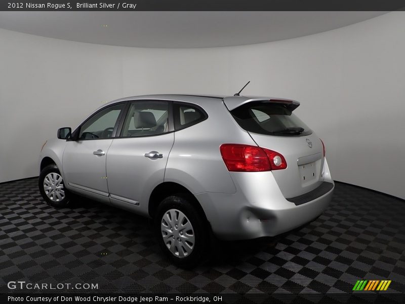 Brilliant Silver / Gray 2012 Nissan Rogue S