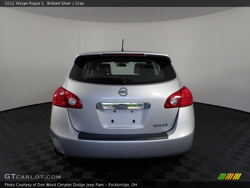 Brilliant Silver / Gray 2012 Nissan Rogue S