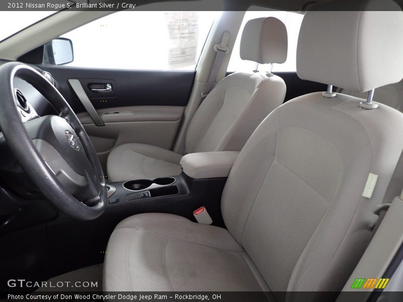 Brilliant Silver / Gray 2012 Nissan Rogue S