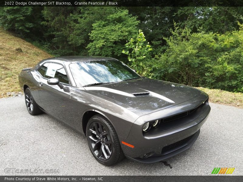 Granite Pearlcoat / Black 2022 Dodge Challenger SXT Blacktop