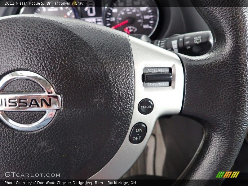 Brilliant Silver / Gray 2012 Nissan Rogue S