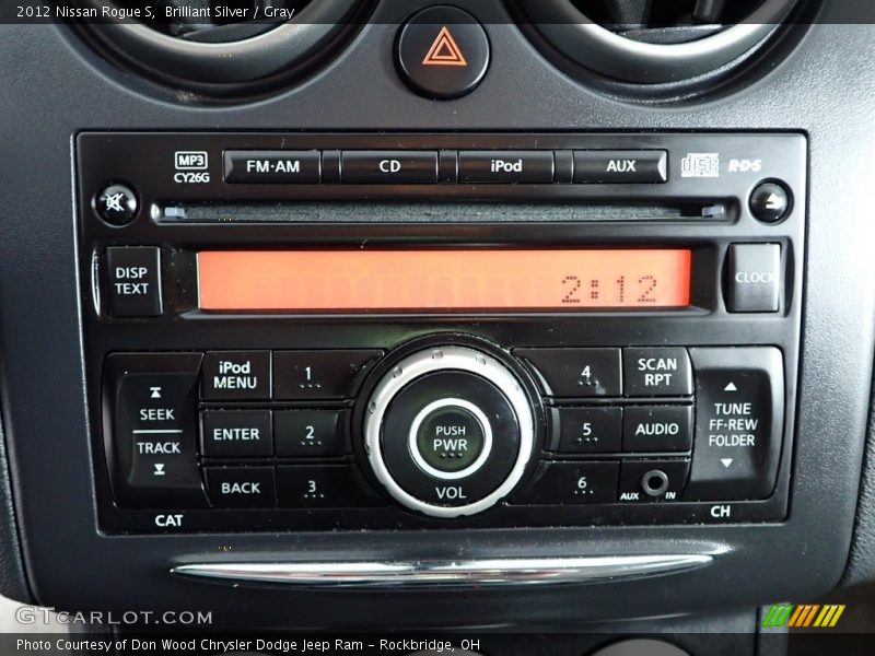 Brilliant Silver / Gray 2012 Nissan Rogue S