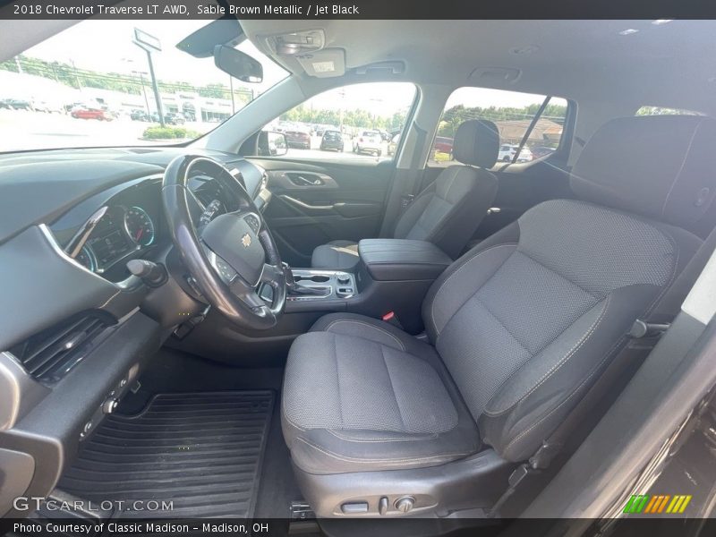 Sable Brown Metallic / Jet Black 2018 Chevrolet Traverse LT AWD
