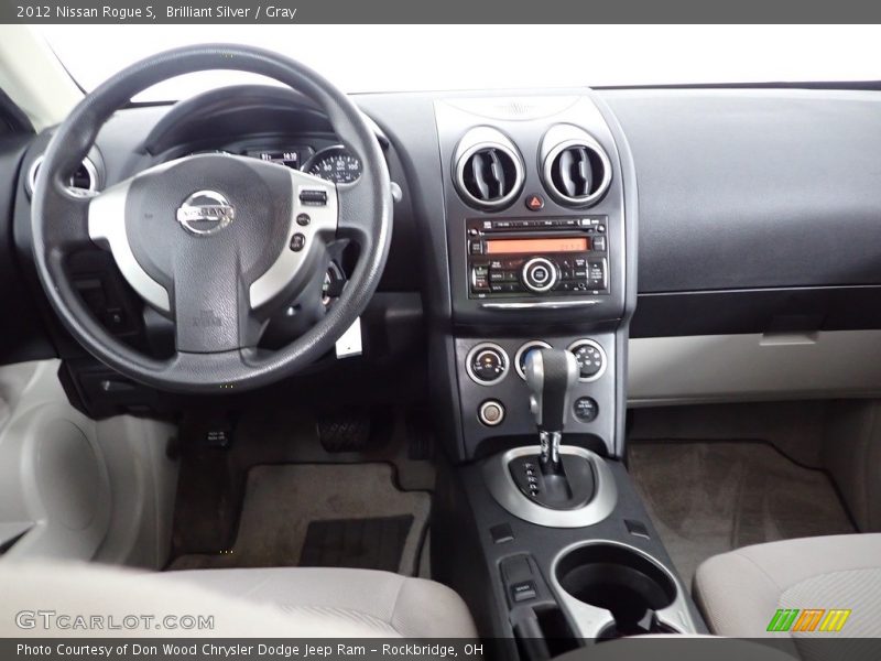Brilliant Silver / Gray 2012 Nissan Rogue S