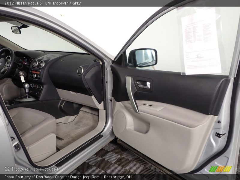 Brilliant Silver / Gray 2012 Nissan Rogue S