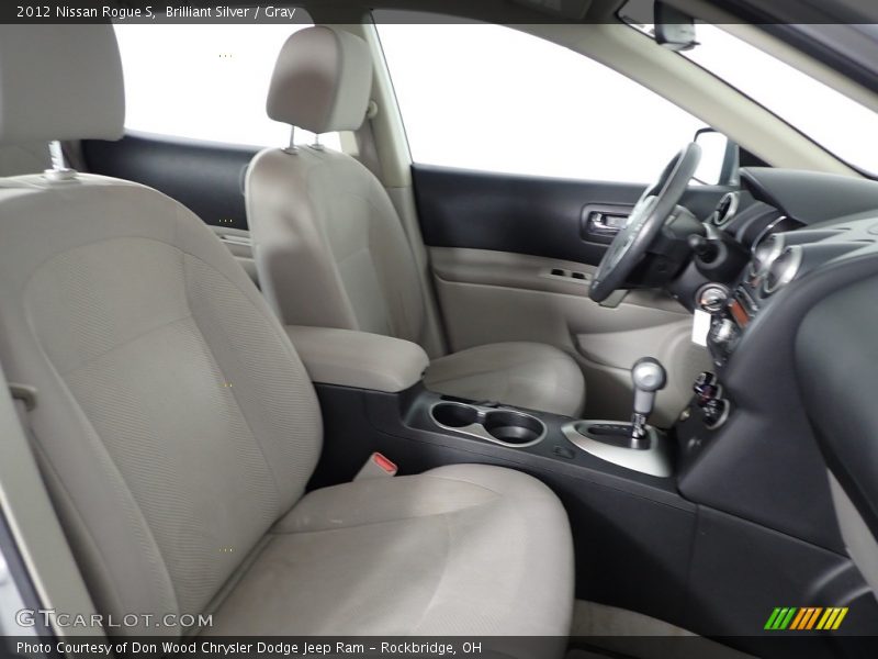 Brilliant Silver / Gray 2012 Nissan Rogue S