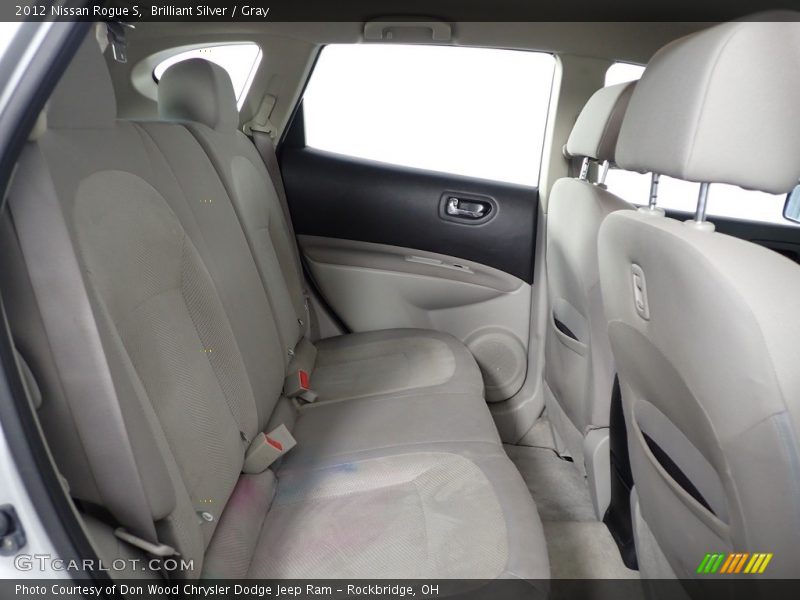 Brilliant Silver / Gray 2012 Nissan Rogue S