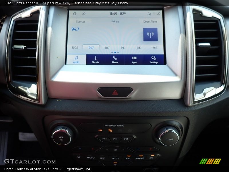 Carbonized Gray Metallic / Ebony 2022 Ford Ranger XLT SuperCrew 4x4