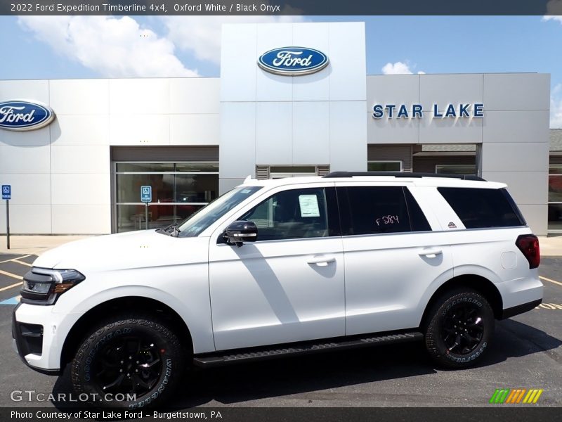 Oxford White / Black Onyx 2022 Ford Expedition Timberline 4x4