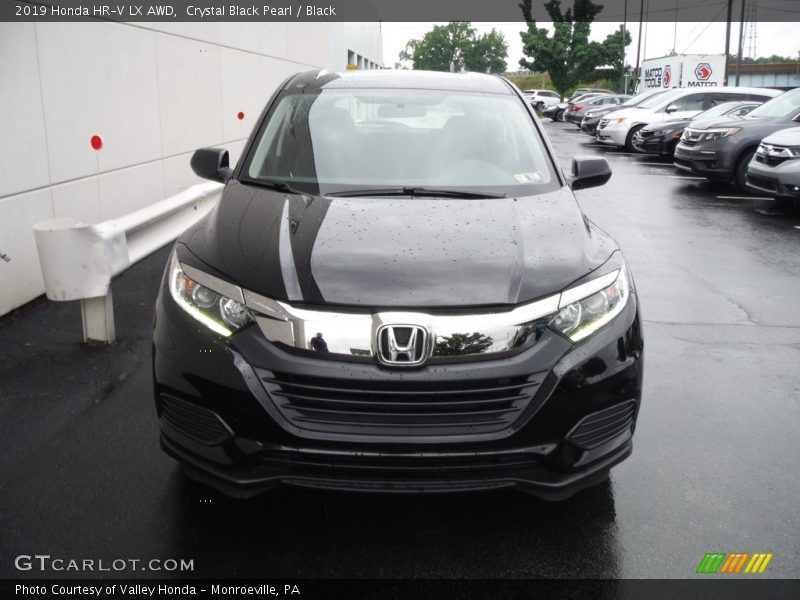 Crystal Black Pearl / Black 2019 Honda HR-V LX AWD