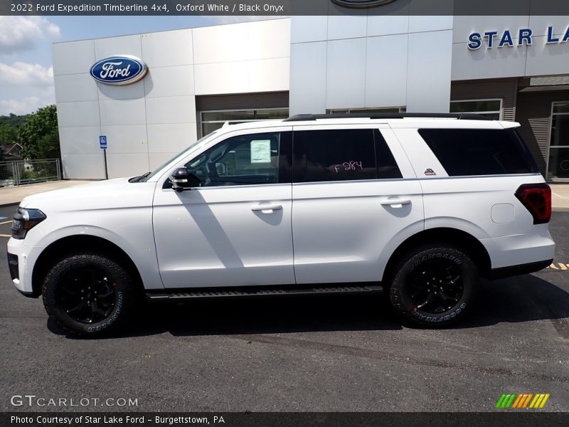 Oxford White / Black Onyx 2022 Ford Expedition Timberline 4x4