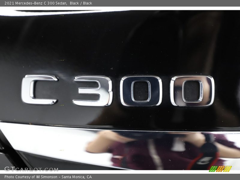Black / Black 2021 Mercedes-Benz C 300 Sedan