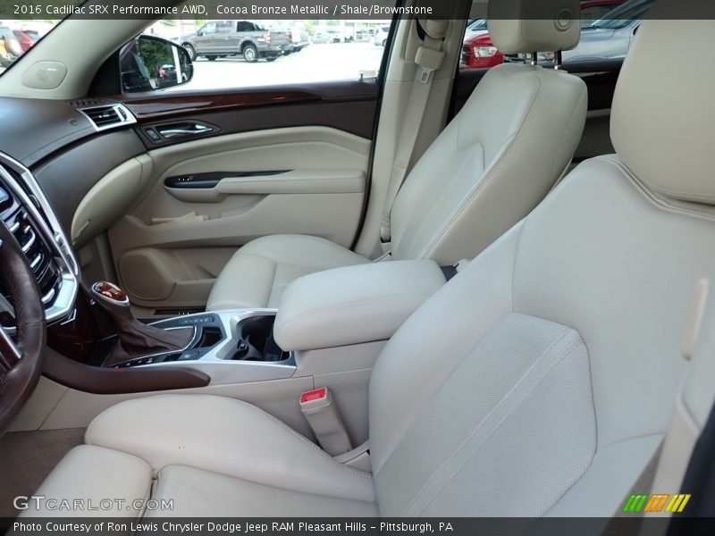 2016 SRX Performance AWD Shale/Brownstone Interior