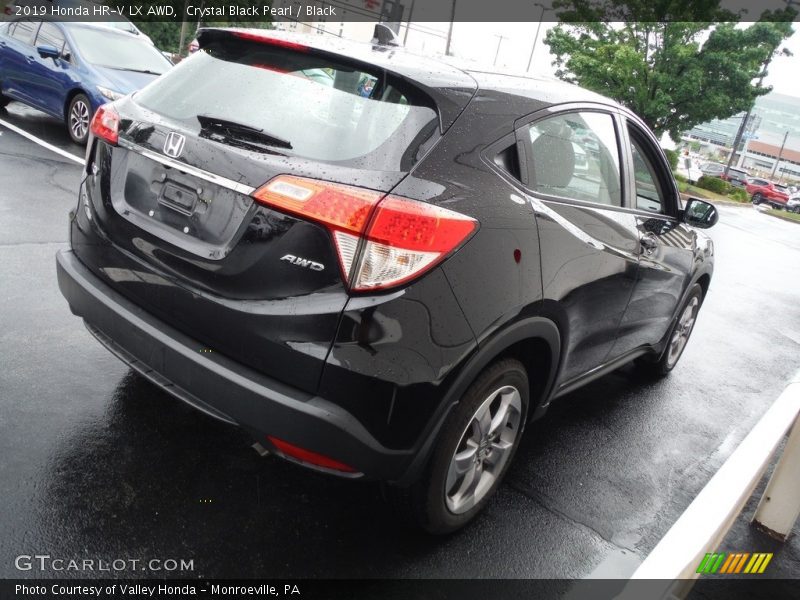 Crystal Black Pearl / Black 2019 Honda HR-V LX AWD