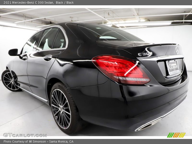 Black / Black 2021 Mercedes-Benz C 300 Sedan