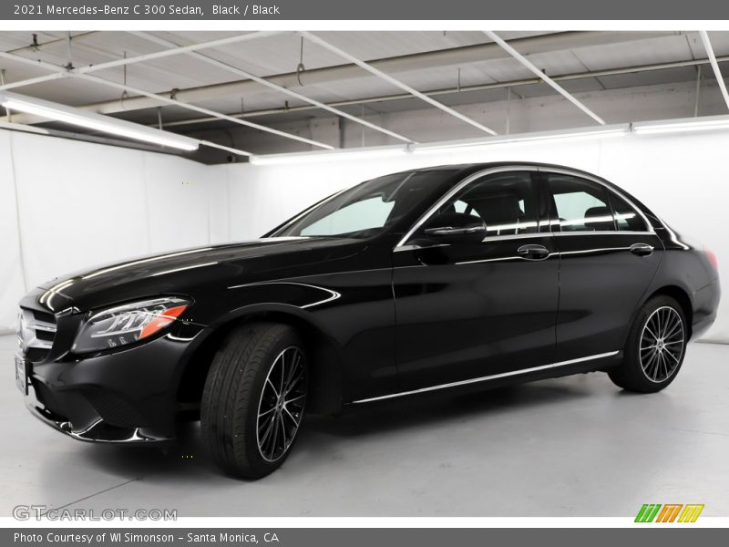 Black / Black 2021 Mercedes-Benz C 300 Sedan