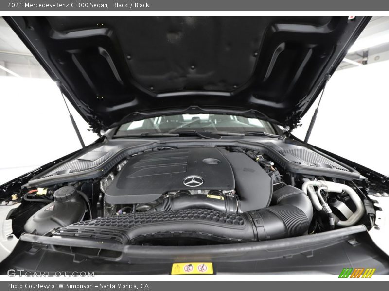 Black / Black 2021 Mercedes-Benz C 300 Sedan