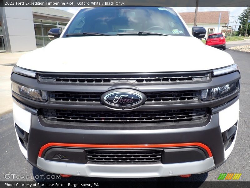 Oxford White / Black Onyx 2022 Ford Expedition Timberline 4x4