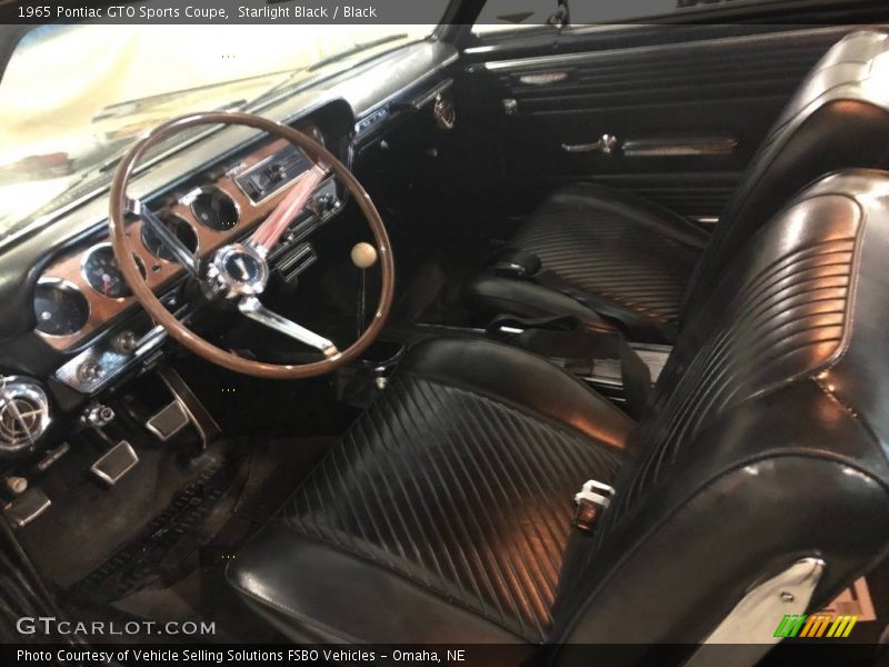  1965 GTO Sports Coupe Black Interior