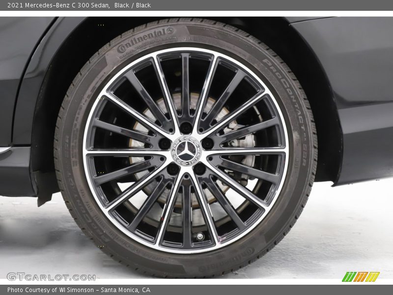 Black / Black 2021 Mercedes-Benz C 300 Sedan