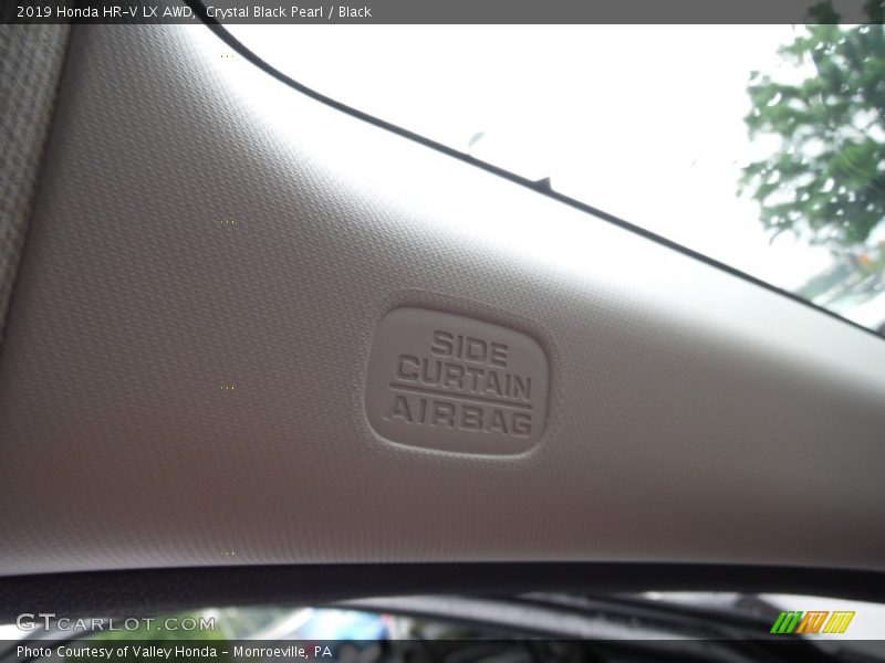 Crystal Black Pearl / Black 2019 Honda HR-V LX AWD
