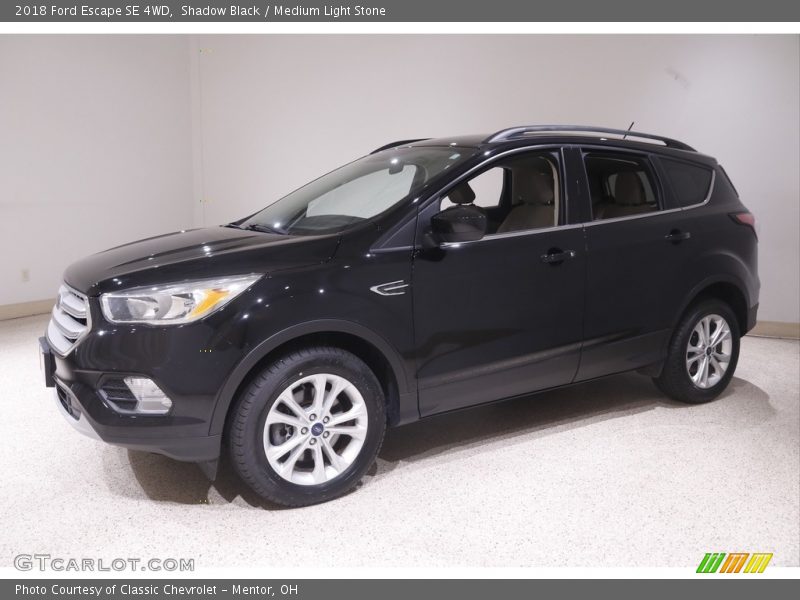 Shadow Black / Medium Light Stone 2018 Ford Escape SE 4WD