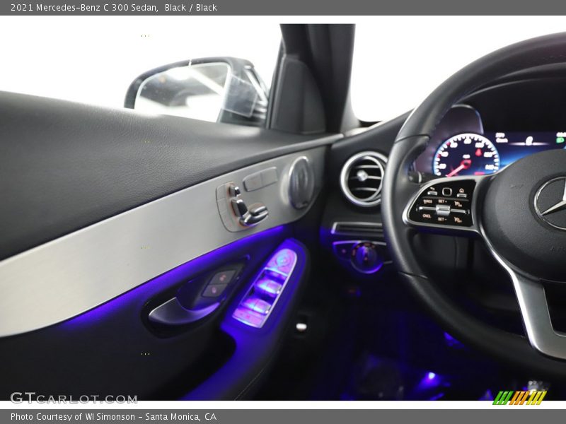 Black / Black 2021 Mercedes-Benz C 300 Sedan