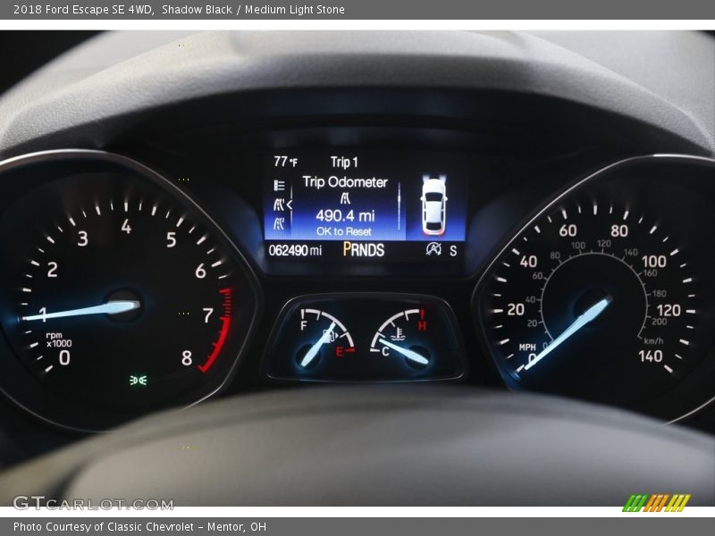 Shadow Black / Medium Light Stone 2018 Ford Escape SE 4WD