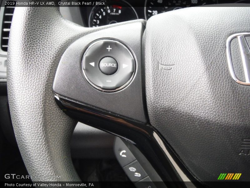 Crystal Black Pearl / Black 2019 Honda HR-V LX AWD