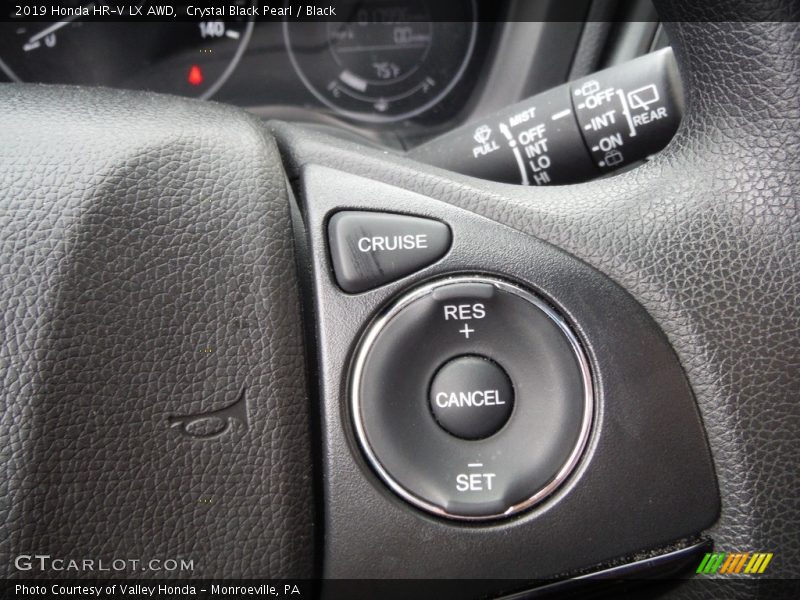 Crystal Black Pearl / Black 2019 Honda HR-V LX AWD