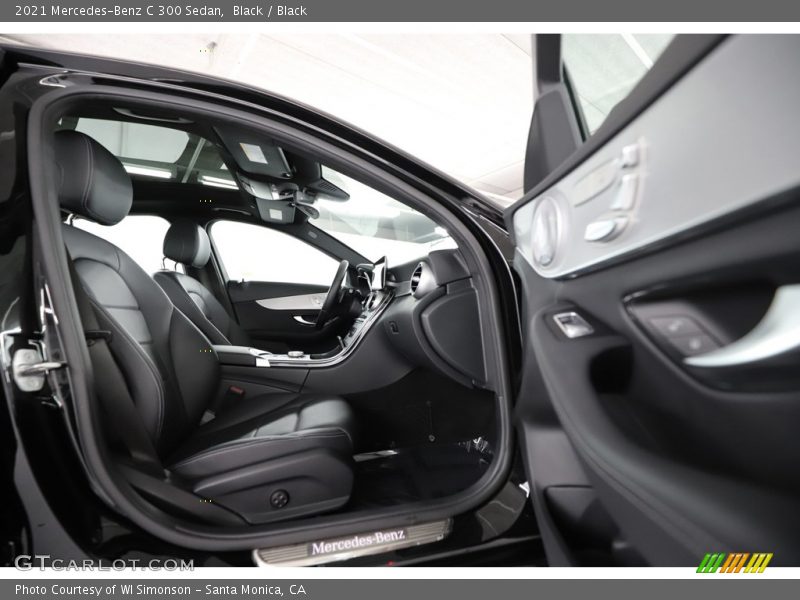 Black / Black 2021 Mercedes-Benz C 300 Sedan