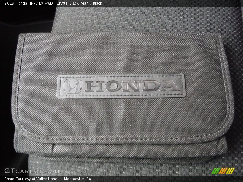 Crystal Black Pearl / Black 2019 Honda HR-V LX AWD