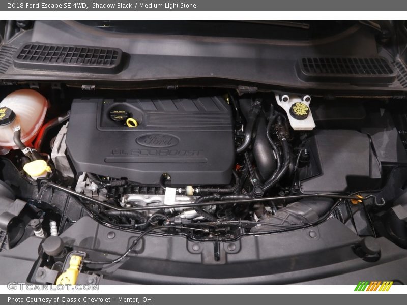Shadow Black / Medium Light Stone 2018 Ford Escape SE 4WD