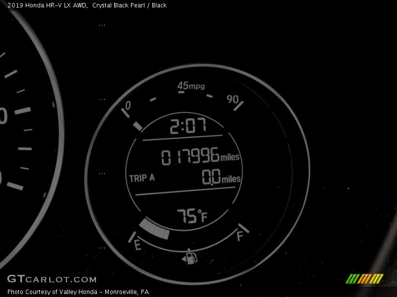 Crystal Black Pearl / Black 2019 Honda HR-V LX AWD