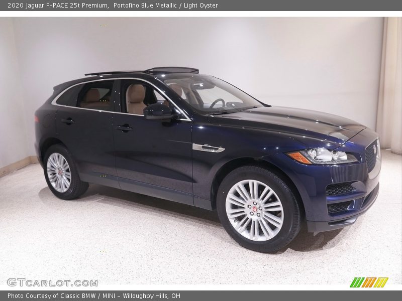 Portofino Blue Metallic / Light Oyster 2020 Jaguar F-PACE 25t Premium