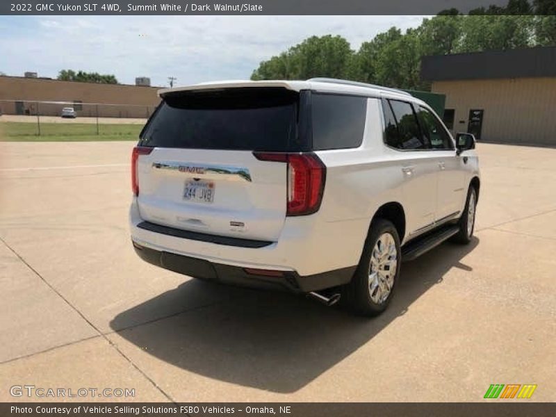 Summit White / Dark Walnut/Slate 2022 GMC Yukon SLT 4WD