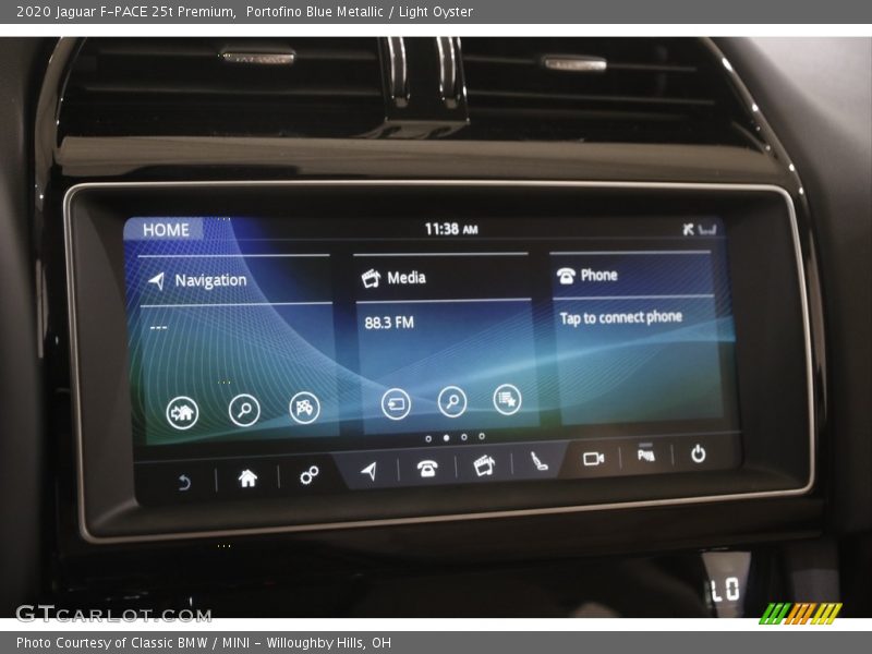 Portofino Blue Metallic / Light Oyster 2020 Jaguar F-PACE 25t Premium