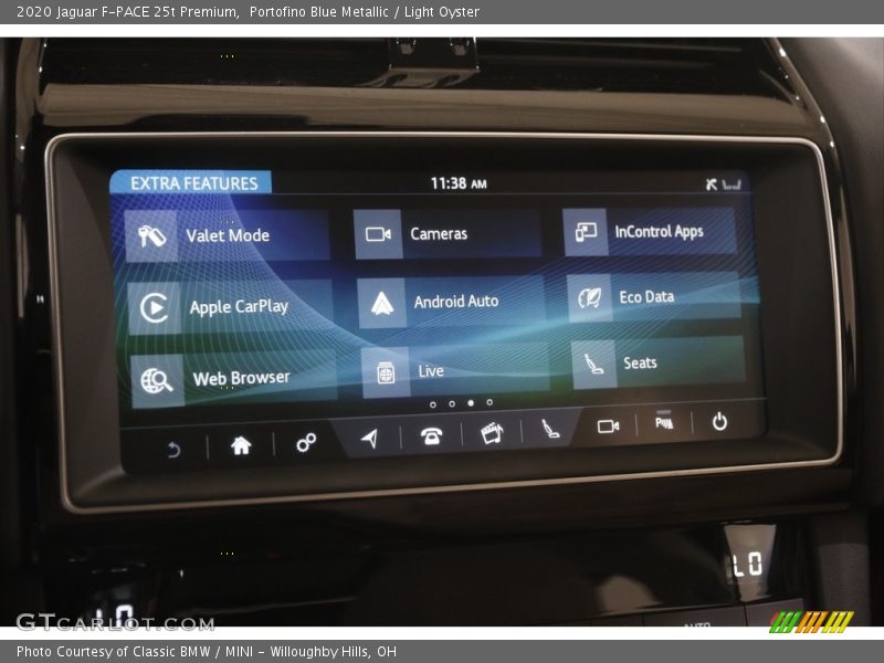 Portofino Blue Metallic / Light Oyster 2020 Jaguar F-PACE 25t Premium