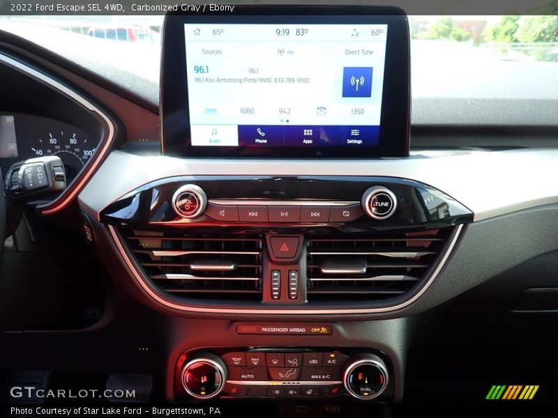 Carbonized Gray / Ebony 2022 Ford Escape SEL 4WD