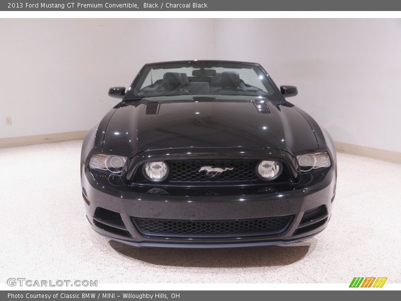 Black / Charcoal Black 2013 Ford Mustang GT Premium Convertible