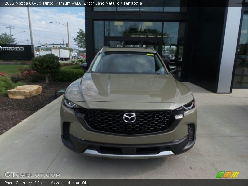 Zircon Sand Metallic / Terracotta 2023 Mazda CX-50 Turbo Premium AWD