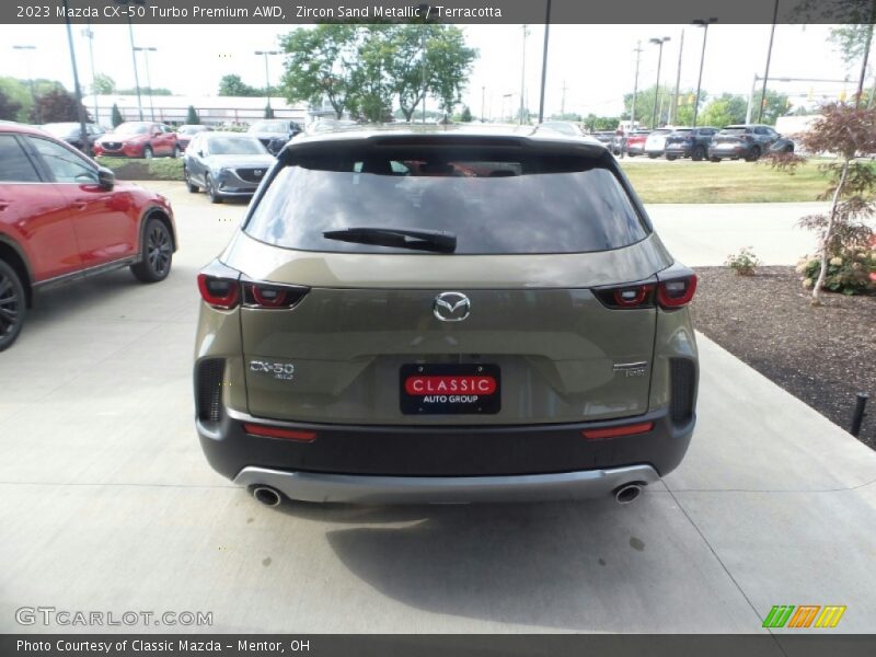 Zircon Sand Metallic / Terracotta 2023 Mazda CX-50 Turbo Premium AWD