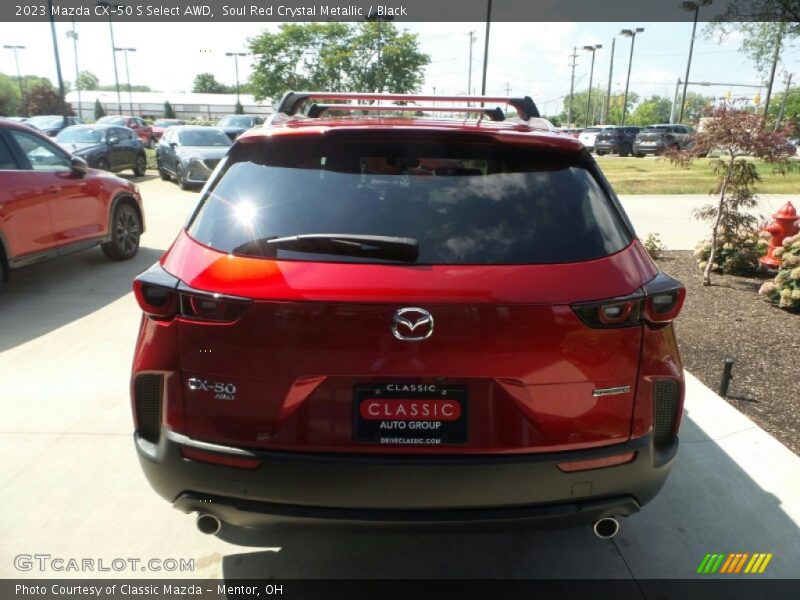 Soul Red Crystal Metallic / Black 2023 Mazda CX-50 S Select AWD