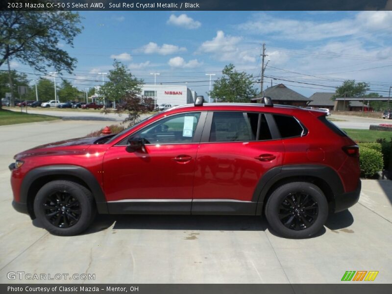 Soul Red Crystal Metallic / Black 2023 Mazda CX-50 S Select AWD